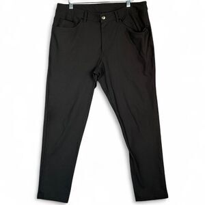 Lululemon Men’s ABC 28” Black Warpstreme Pants Size 34